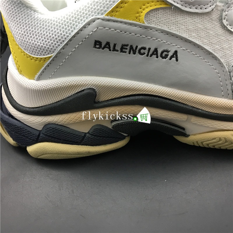 Balenciaga Triple S Fall Winter Sneaker Yellow White Black